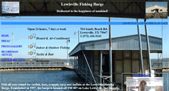 Desktop Screenshot of lewisvillefishingbarge.com